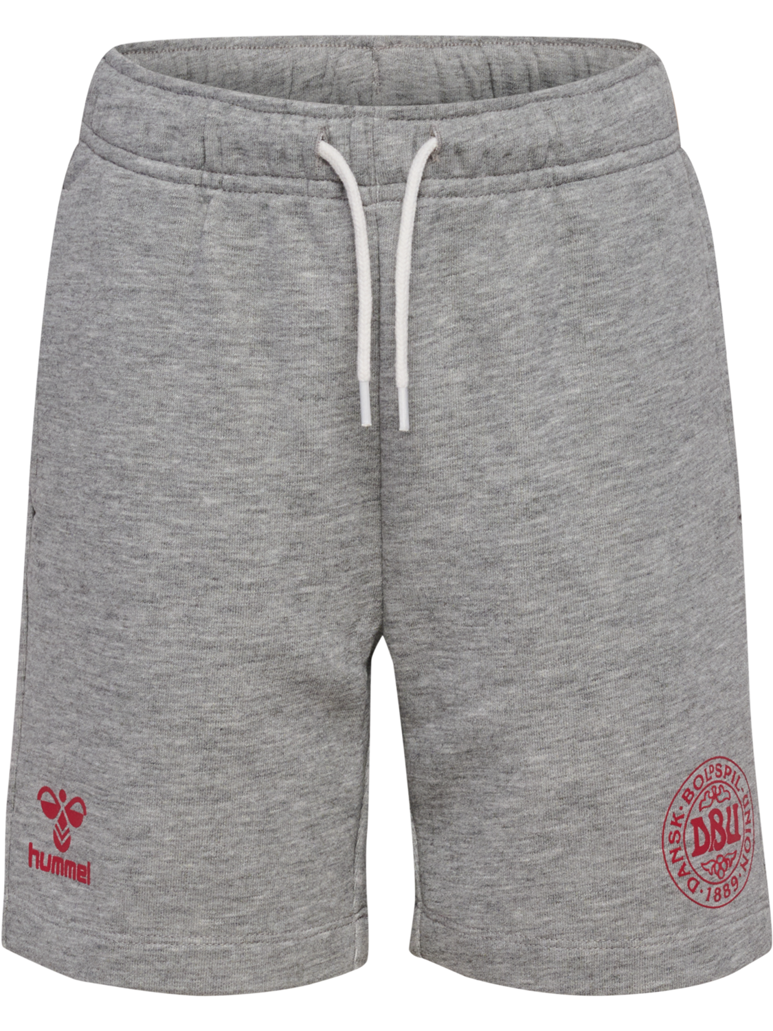 hmlJR REG DBU SHORTS, GREY MELANGE, packshot