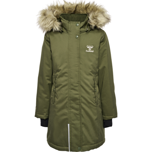 hmlALMA TEX COAT, OLIVE NIGHT, packshot