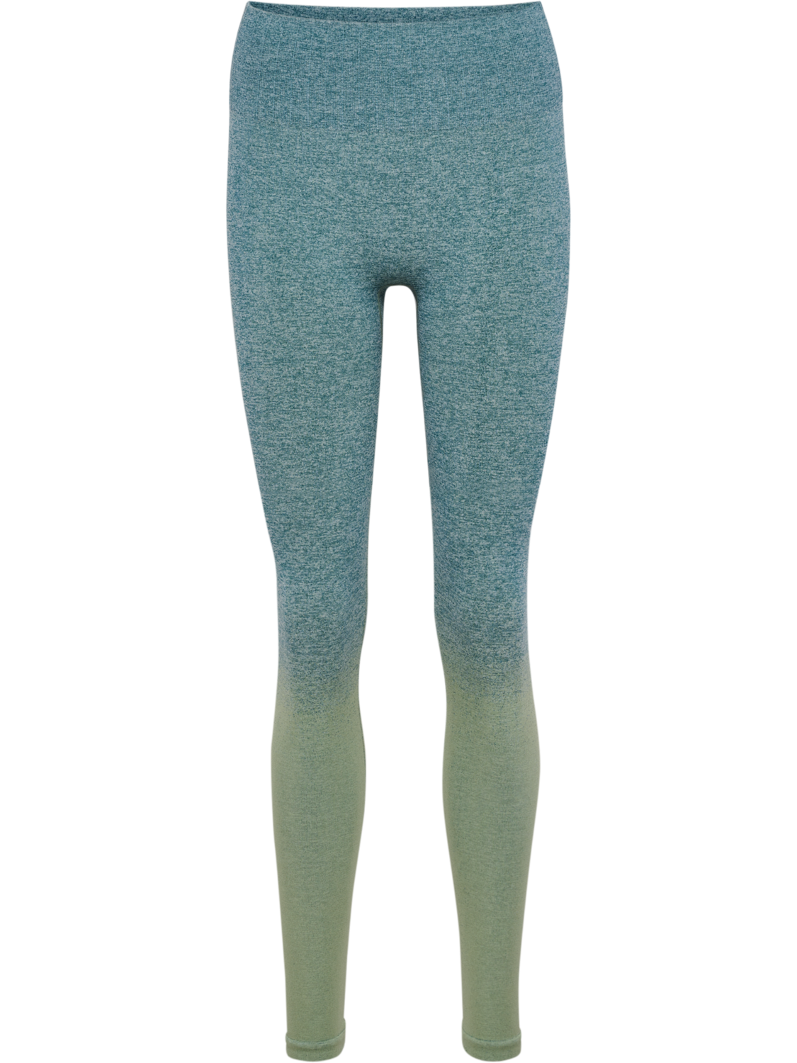 hmlYOGA SEAMLESS GRADIENT HW TIGHTS, BALSAM/FROSTY GREEN, packshot