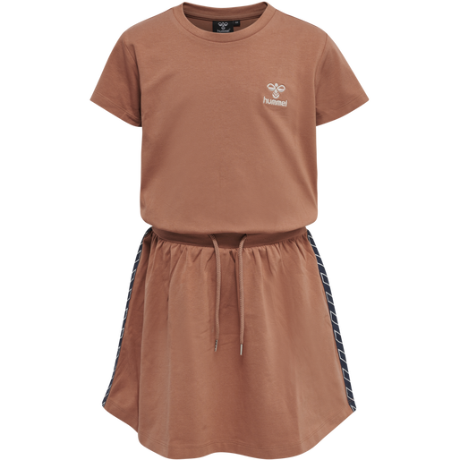 hmlHEDDA DRESS, COPPER BROWN, packshot