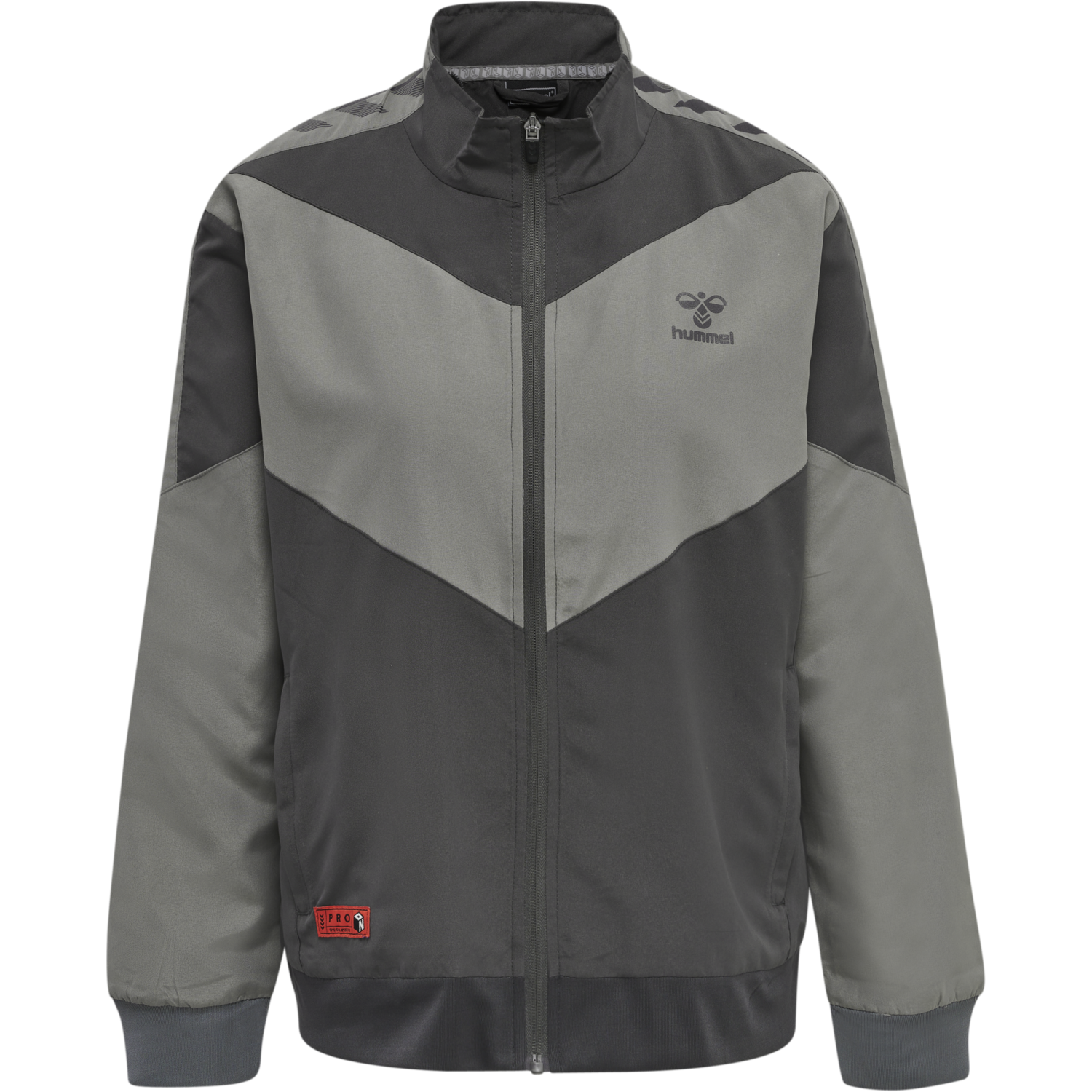 hmlPRO GRID WALK OUT JACKET WO, FORGED IRON/QUIET SHADE, packshot