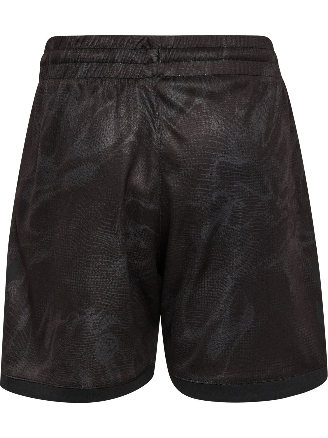 hmlBLAZE CLUB26 GRAPHIC SHORTS KIDS, BLACK/ASPHALT, packshot