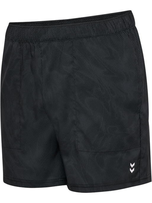 hmlPULSE AOP WORKOUT SHORTS SET, BLACK/EBONY hmlPULSE AOP WORKOUT SHORTS SET, BLACK/EBONY, packshot