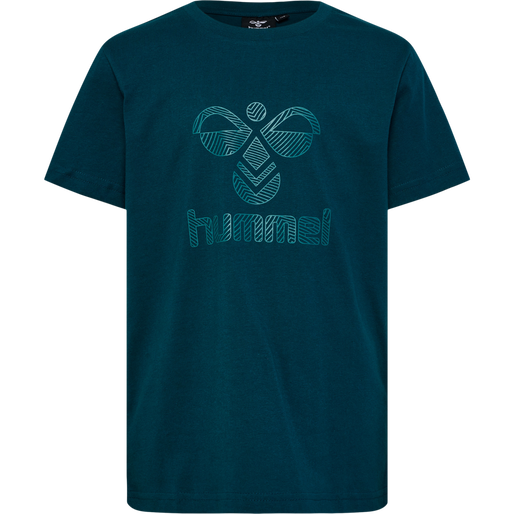 hmlFASTWO T-SHIRT S/S, DEEP TEAL, packshot