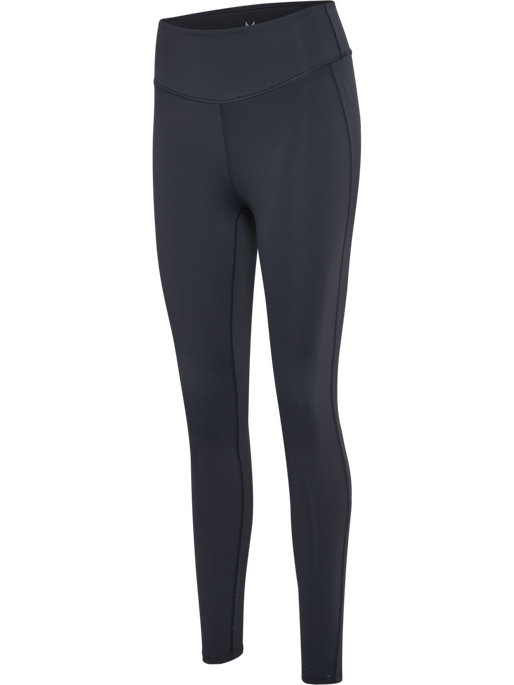 hmlPULSE HIGH WAIST TIGHTS, EBONY, packshot
