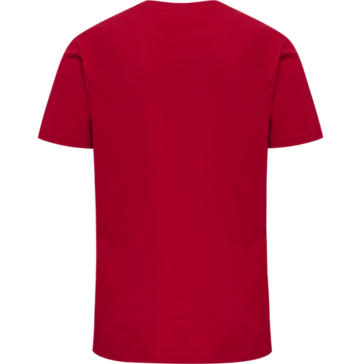 hmlRED BASIC T-SHIRT S/S, TANGO RED hmlRED BASIC T-SHIRT S/S, TANGO RED, packshot