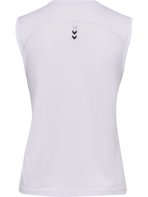 hmlPULSE WORKOUT W TANKTOP, WHITE, packshot