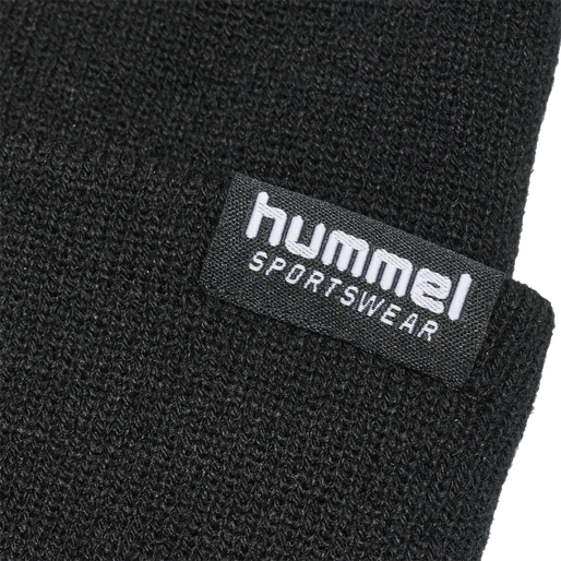 hmlLGC DELTA BEANIE, BLACK hmlLGC DELTA BEANIE, BLACK, packshot