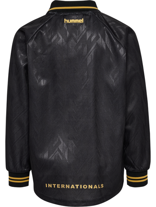 hmlJR LOOSE BAY SOCCER JERSEY L/S, BLACK hmlJR LOOSE BAY SOCCER JERSEY L/S, BLACK, packshot