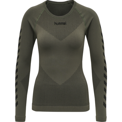 HUMMEL FIRST SEAMLESS JERSEY L/S W, GRAPE LEAF HUMMEL FIRST SEAMLESS JERSEY L/S W, GRAPE LEAF, packshot