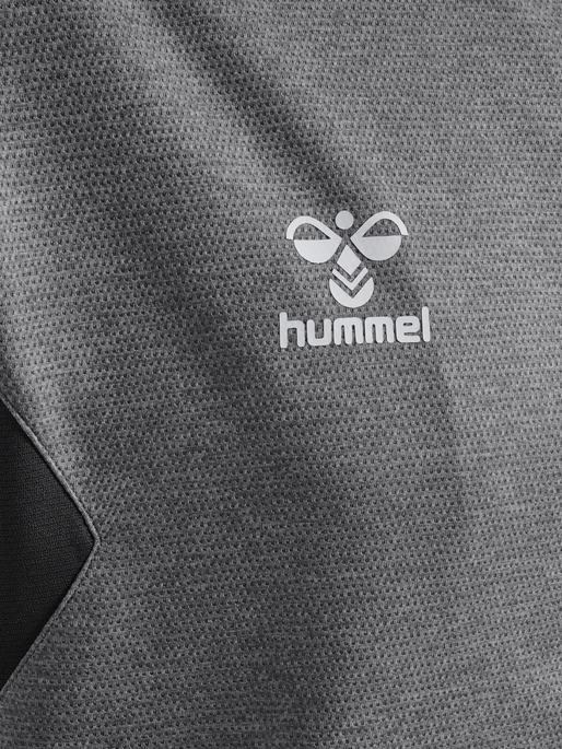 hmlAUTHENTIC PL ZIP HOODIE, GREY MELANGE hmlAUTHENTIC PL ZIP HOODIE, GREY MELANGE, packshot