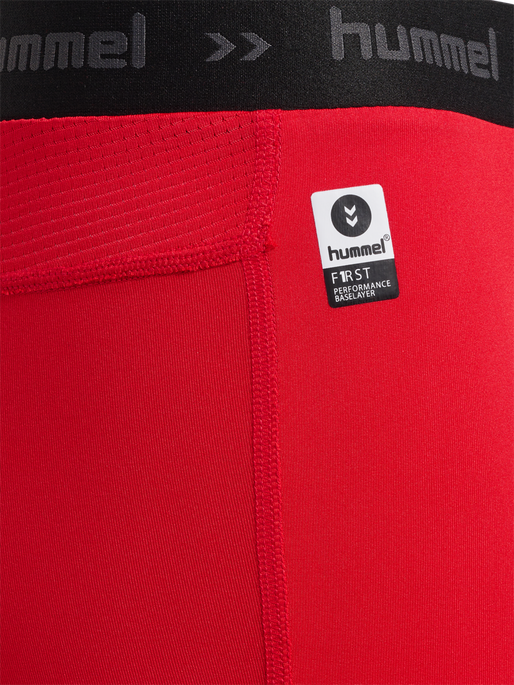 HUMMEL FIRST PERFORMANCE KIDS TIGHT SHORTS, TRUE RED, packshot