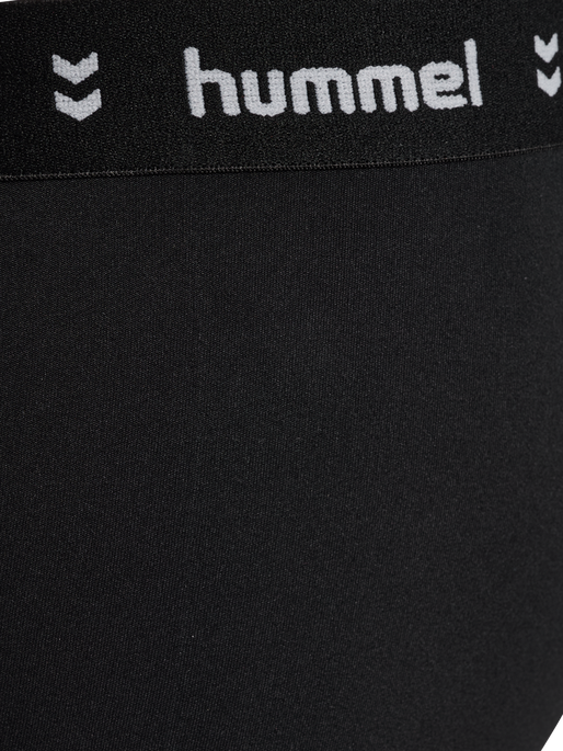 hmlJR PULSE MID WAIST TIGHTS, BLACK hmlJR PULSE MID WAIST TIGHTS, BLACK, packshot