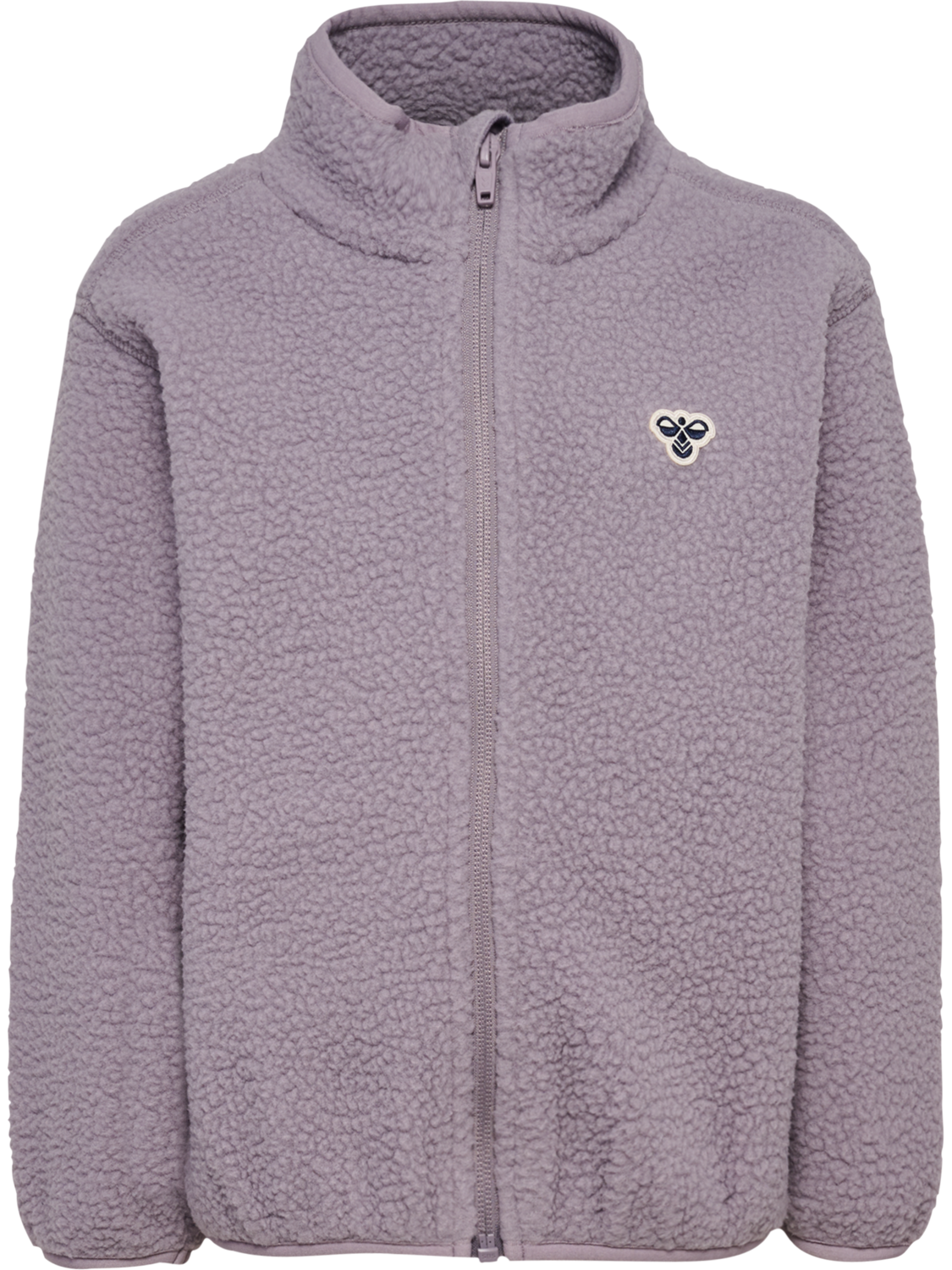 hmlJR ATLAS FLEECE ZIP JACKET, GRAY RIDGE, packshot