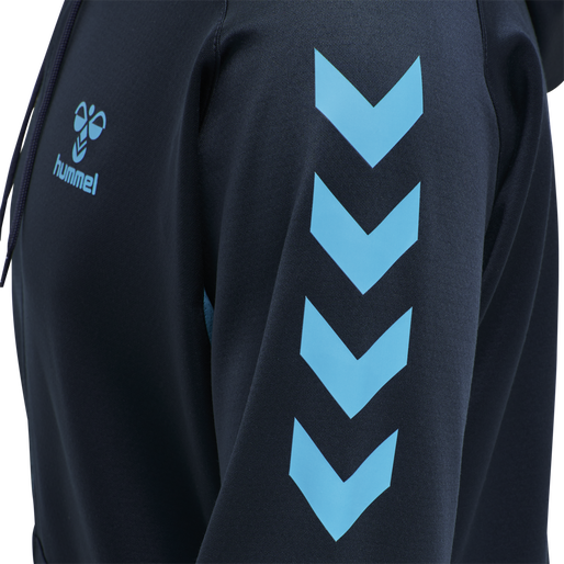 hmlACTION POLY ZIP HOODIE, 8553, packshot