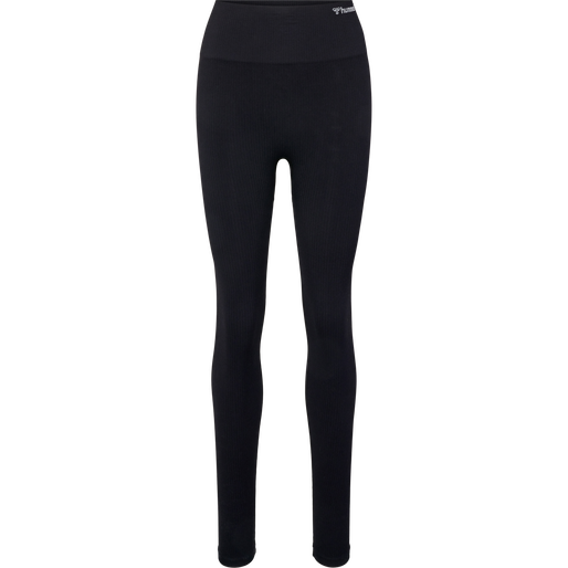hmlMT REST SEAMLESS HW RIB TIGHTS, BLACK, packshot
