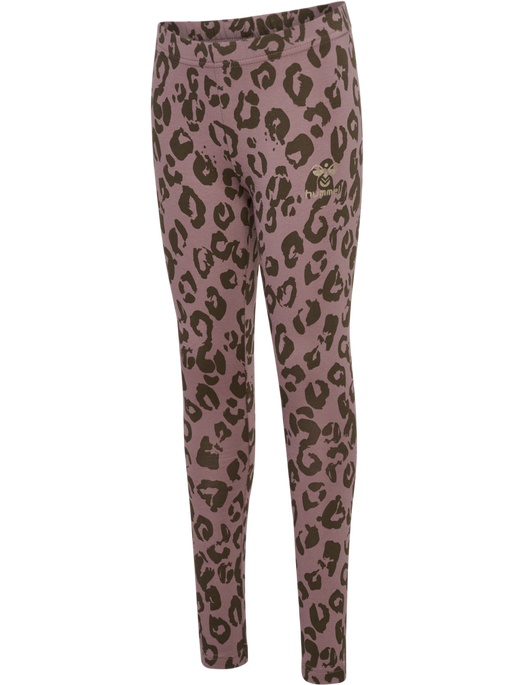 hmlMUSSE TIGHTS, TWILIGHT MAUVE, packshot
