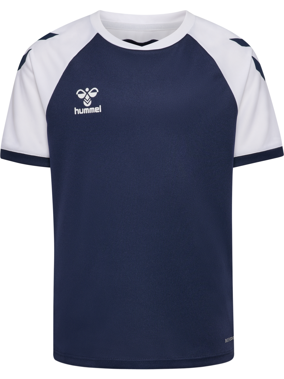 hmlMATCH LEAGUE JERSEY S/S KIDS, MARINE/WHITE, packshot