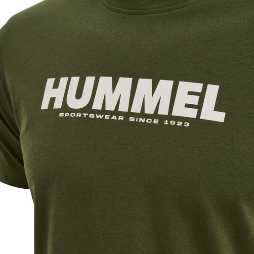 hmlLEGACY T-SHIRT, RIFLE GREEN, packshot