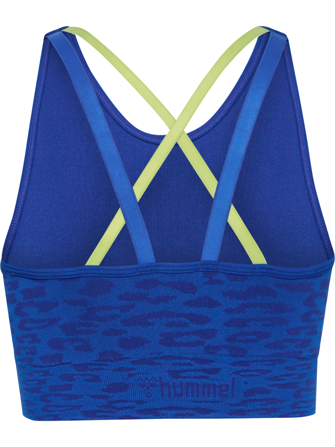 hmlMT LEO SEAMLESS SPORTS BRA, OLYMPIAN BLUE/SODALITE BLUE ME, packshot
