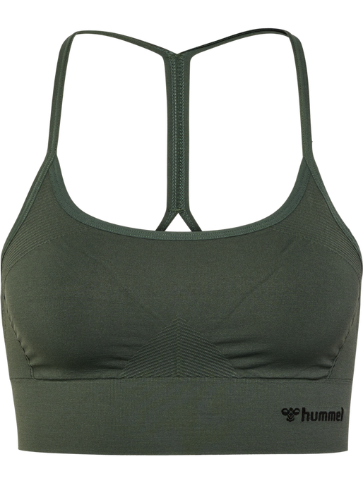 hmlTIFFY SEAMLESS SPORTS TOP, CLIMBING IVY hmlTIFFY SEAMLESS SPORTS TOP, CLIMBING IVY, packshot