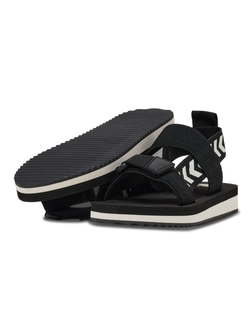 ELASTIC SANDAL JR, BLACK, packshot