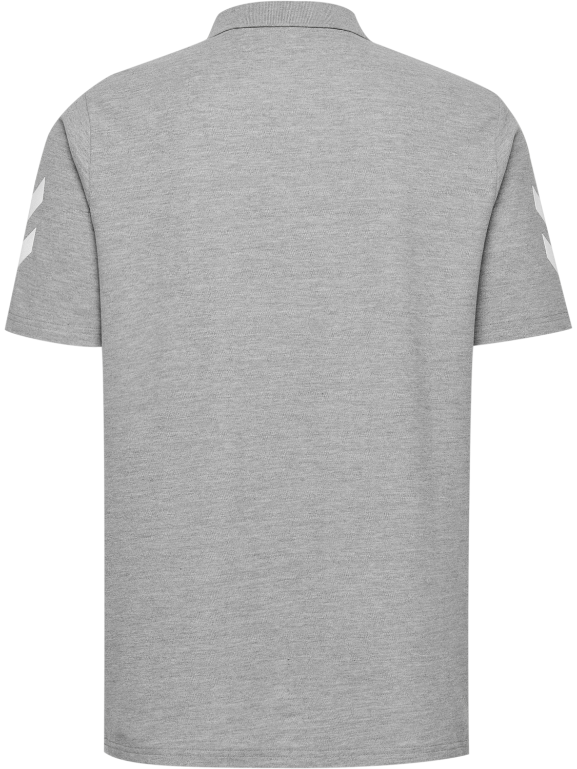 HUMMEL GO KIDS COTTON POLO, GREY MELANGE, packshot