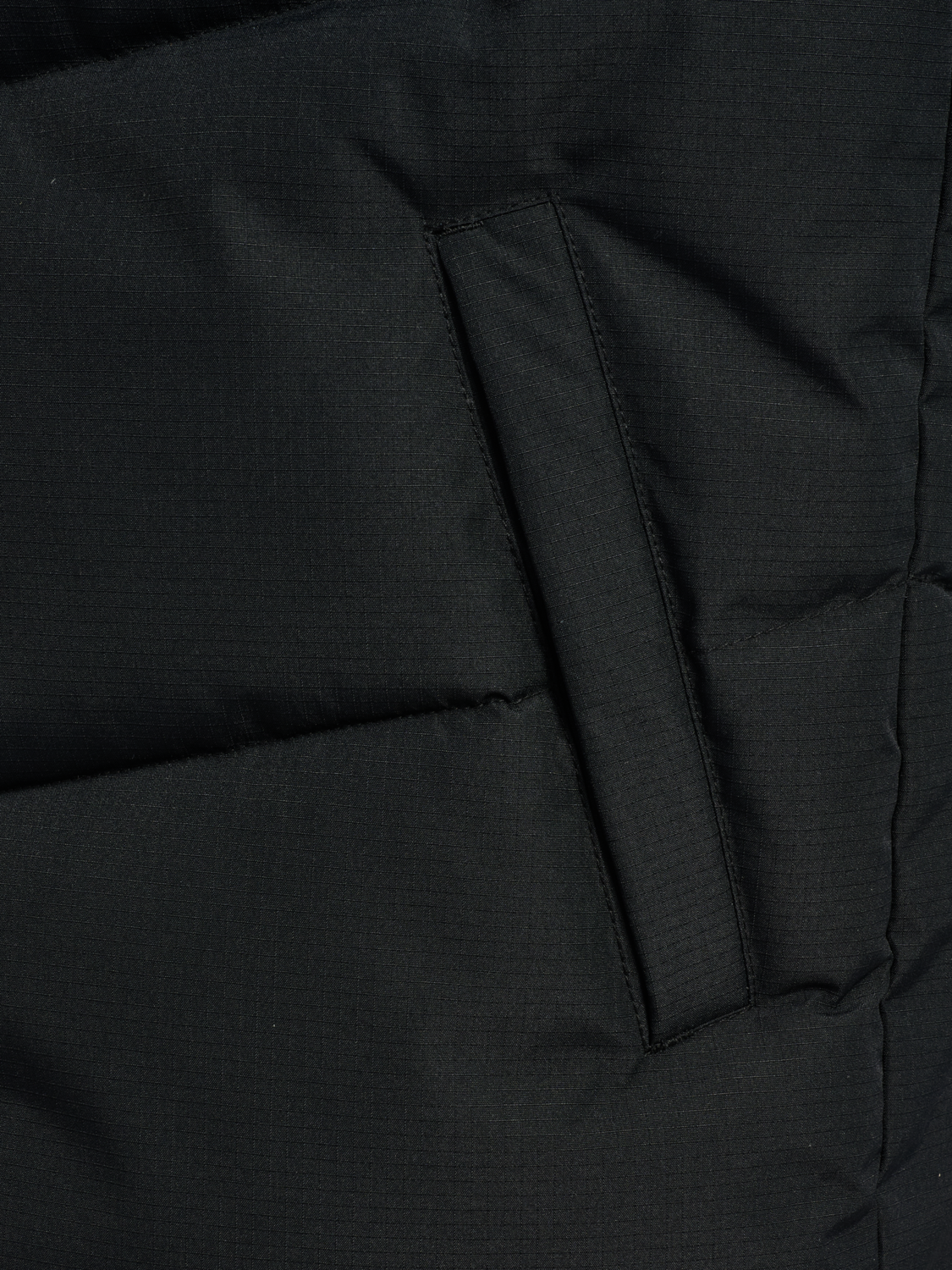 hmlJR PUFFER VEST, BLACK, packshot