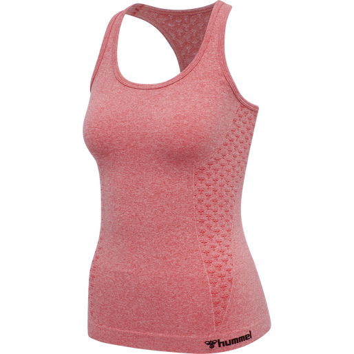 hmlCI SEAMLESS TOP, SUGAR CORAL MELANGE, packshot