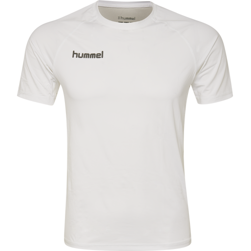 HUMMEL FIRST PERFORMANCE JERSEY S/S, WHITE, packshot