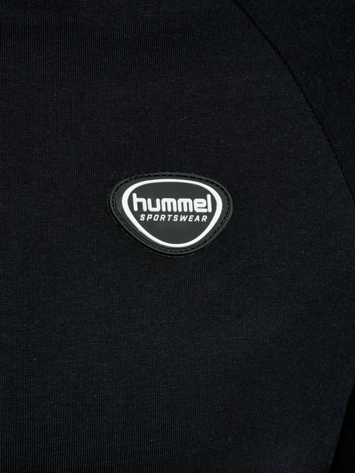 hmlLGC KAI REGULAR HEAVY T-SHIRT, BLACK, packshot