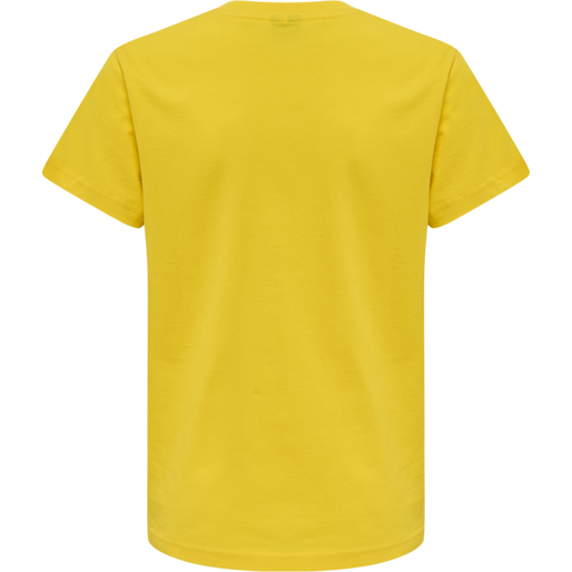 hmlRED BASIC T-SHIRT S/S KIDS, EMPIRE YELLOW, packshot