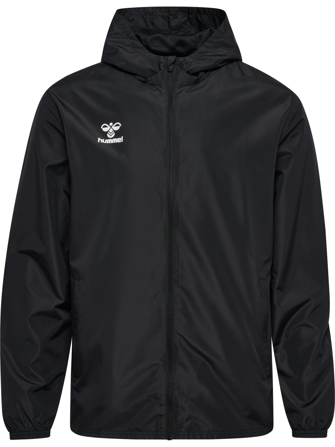 hmlESSENTIAL AW JACKET, BLACK, packshot