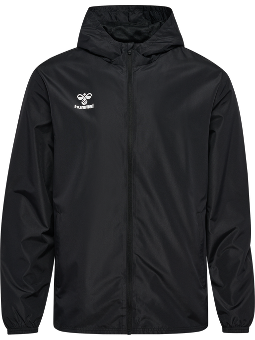 hmlESSENTIAL AW JACKET, BLACK, packshot