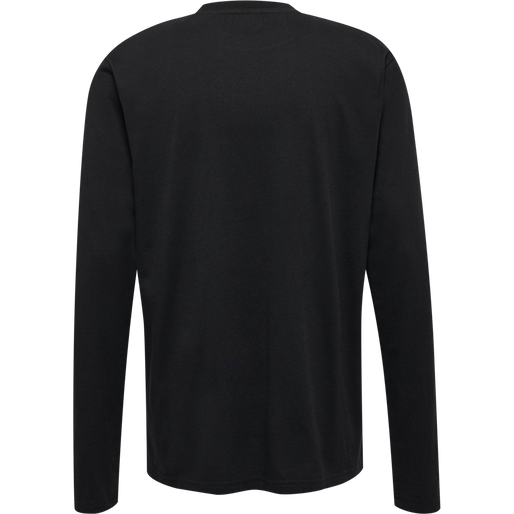 hmlRED HEAVY T-SHIRT L/S, BLACK, packshot