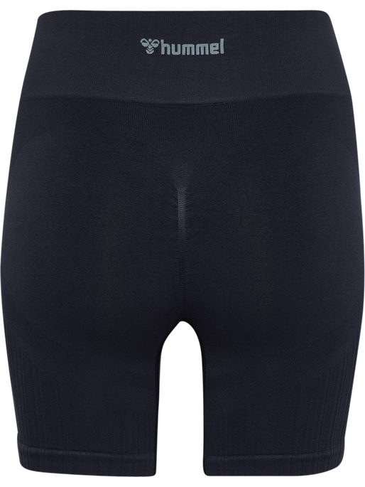 hmlMT DEFINE SEAML SCRUNCH SHORTS, BLACK, packshot