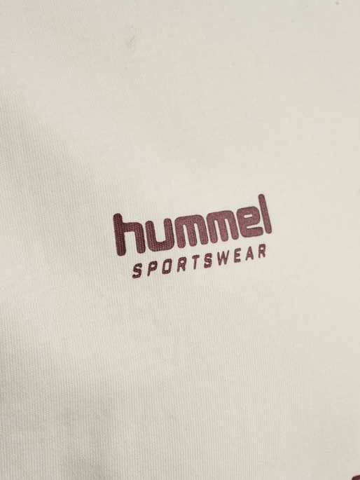 hmlLOOSE COTTON T-SHIRT S/S 23, TOFU hmlLOOSE COTTON T-SHIRT S/S 23, TOFU, packshot