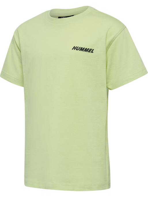 hmlCASPER T-SHIRT S/S, SHADOW LIME, packshot