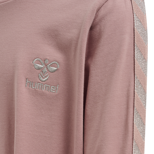 hmlEVELYN DRESS L/S, WOODROSE hmlEVELYN DRESS L/S, WOODROSE, packshot