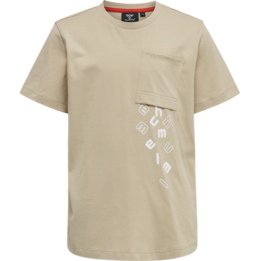 hmlMARCEL T-SHIRT S/S, HUMUS, packshot