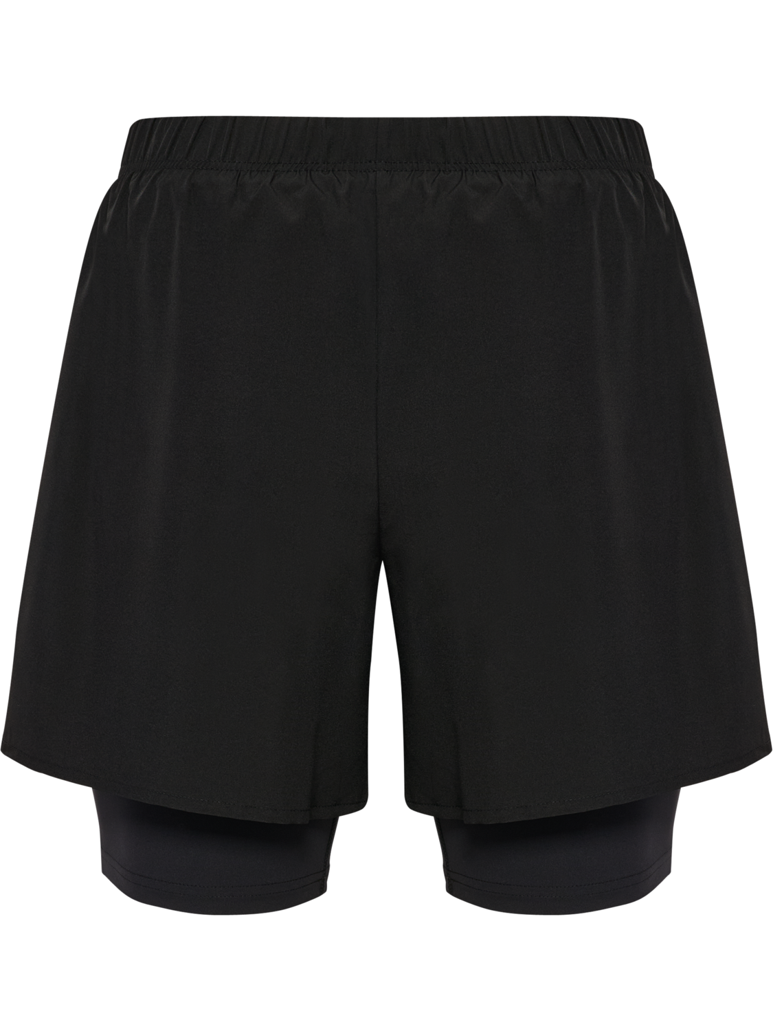 hmlHIIT INTENSITY 2 IN 1 SHORTS, BLACK, packshot