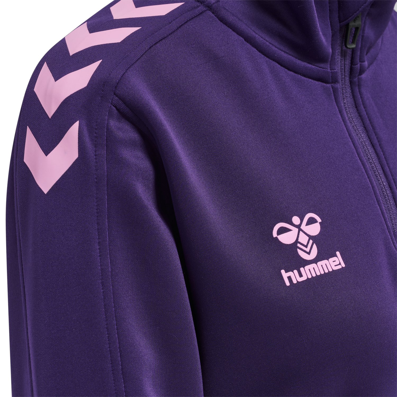 hmlCORE XK HALF ZIP SWEAT WOMAN, ACAI, packshot