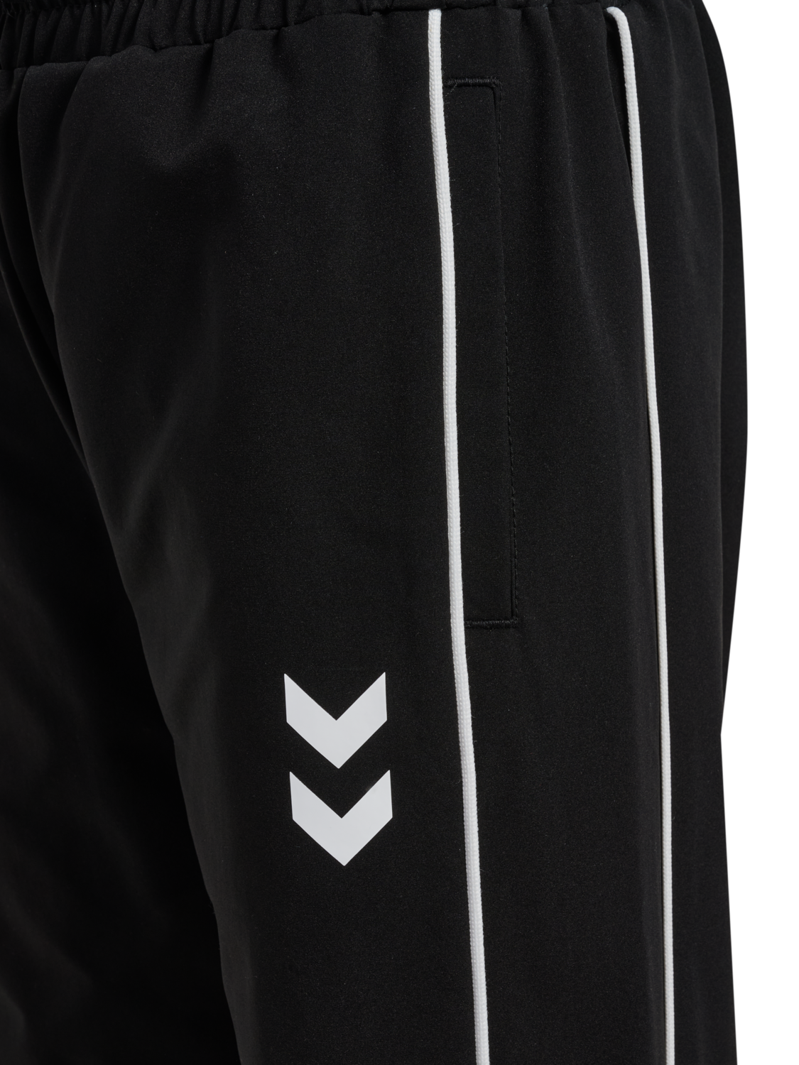 hmlJR STREET TRACKSUIT PANTS, BLACK BEAUTY, packshot