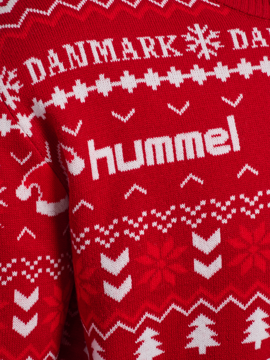 DBU FAN 25 CHRISTMAS SWEATER, TANGO RED, packshot