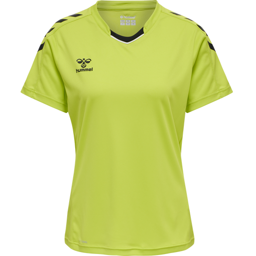 hmlCORE XK POLY JERSEY S/S WOMAN, LIME POPSICLE, packshot