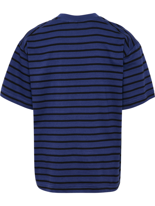 hmlJR LOOSE STRIPED SET BEE, DEEP COBALT hmlJR LOOSE STRIPED SET BEE, DEEP COBALT, packshot