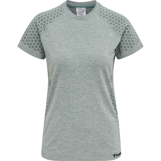hmlCI SEAMLESS T-SHIRT, NORTH ATLANTIC MELANGE, packshot