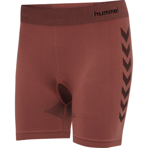 HUMMEL FIRST SEAMLESS TR SHT TIGH W, MARSALA, packshot