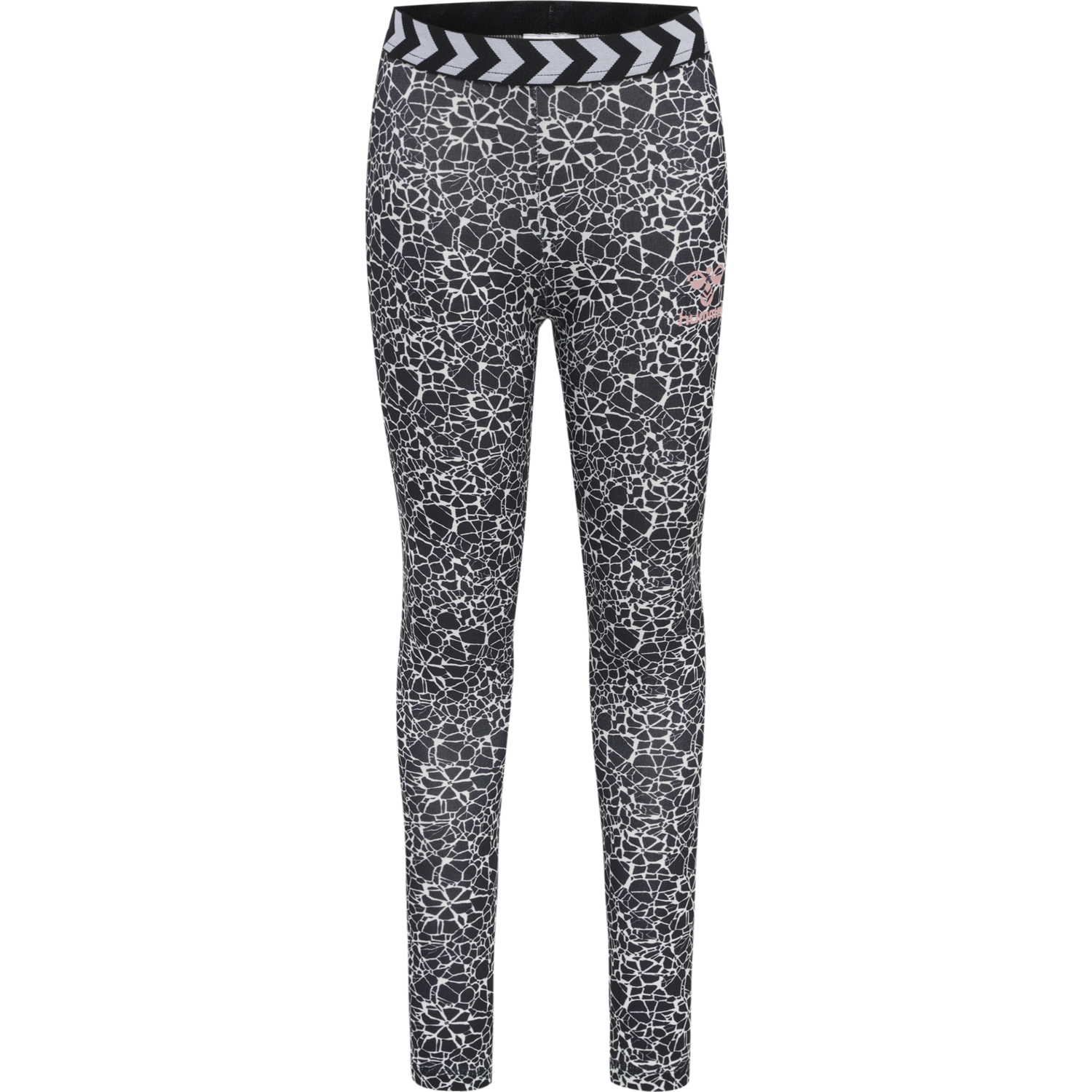 hmlMIMMI TIGHTS, BLACK/WHITE, packshot