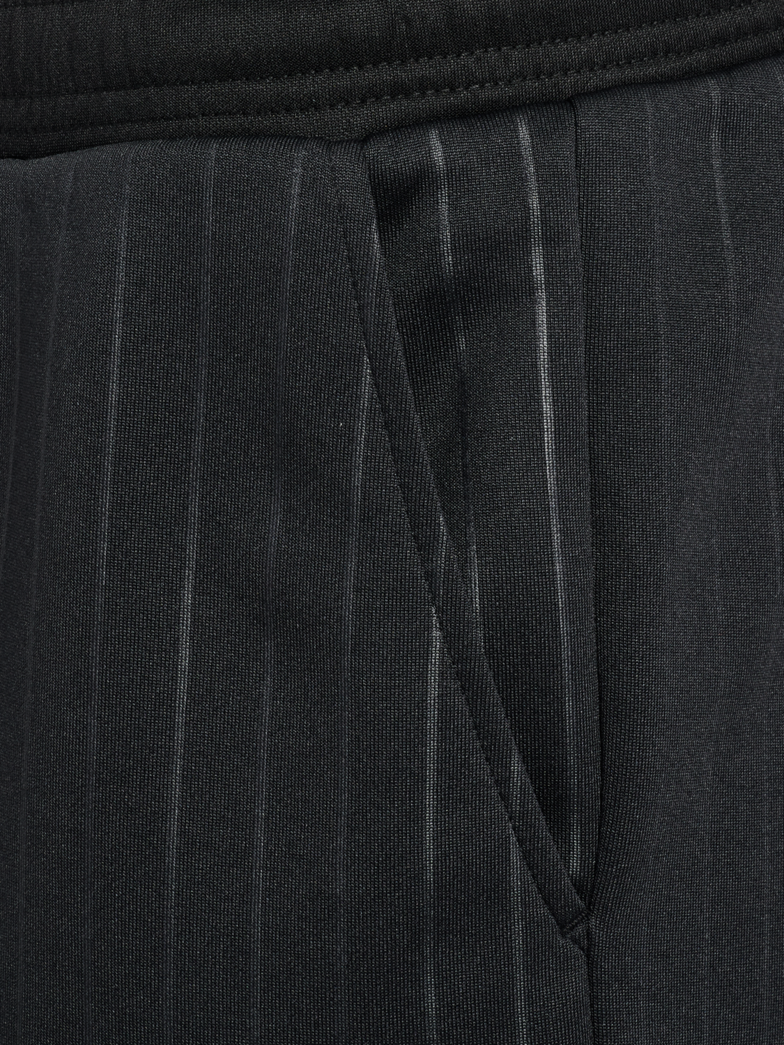 hmlSTRIPE SHORTS, BLACK, packshot